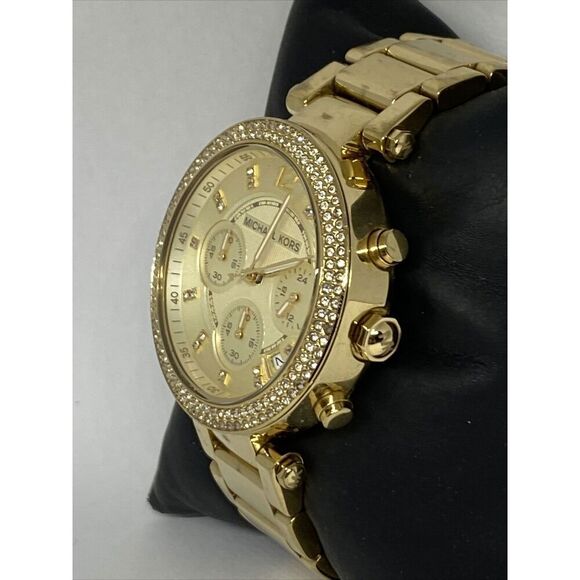 Michael Kors Parker MK5354 Women Stainless Steel Analog Dial Quartz Watch XR652 - Picture 4 of 12